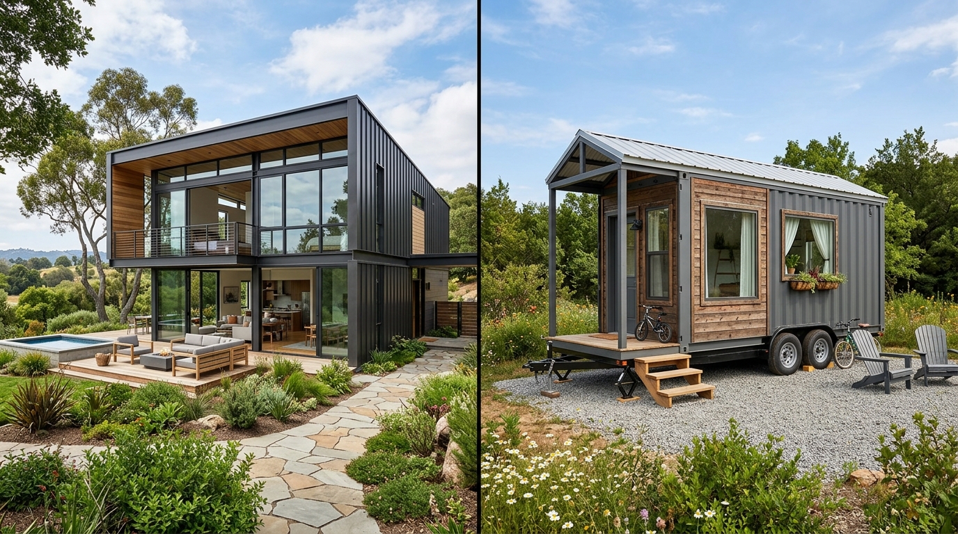 Hafif Çelik Ev vs Konteyner & Tiny House