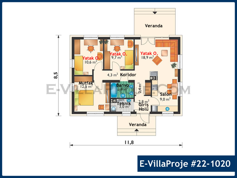 Ev Villa Proje #22 - 1020