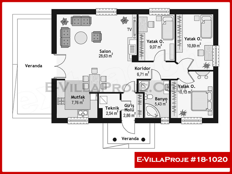Ev Villa Proje #18 - 1020