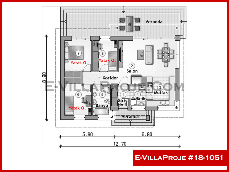 Ev Villa Proje #18 - 1051