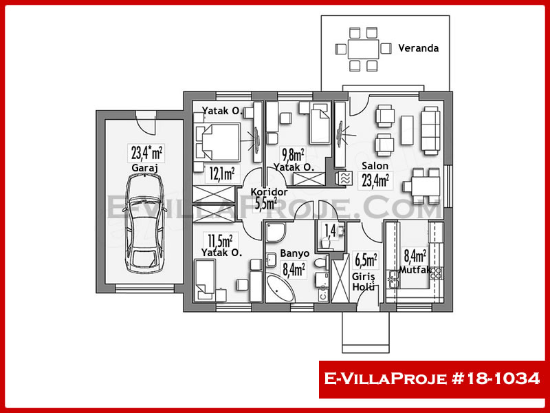 Ev Villa Proje #18 - 1034