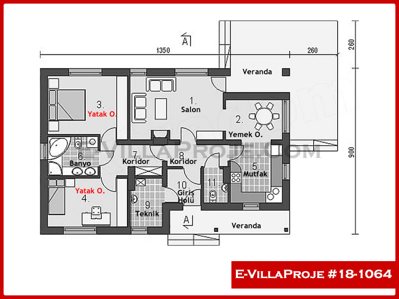 Ev Villa Proje #18 - 1064