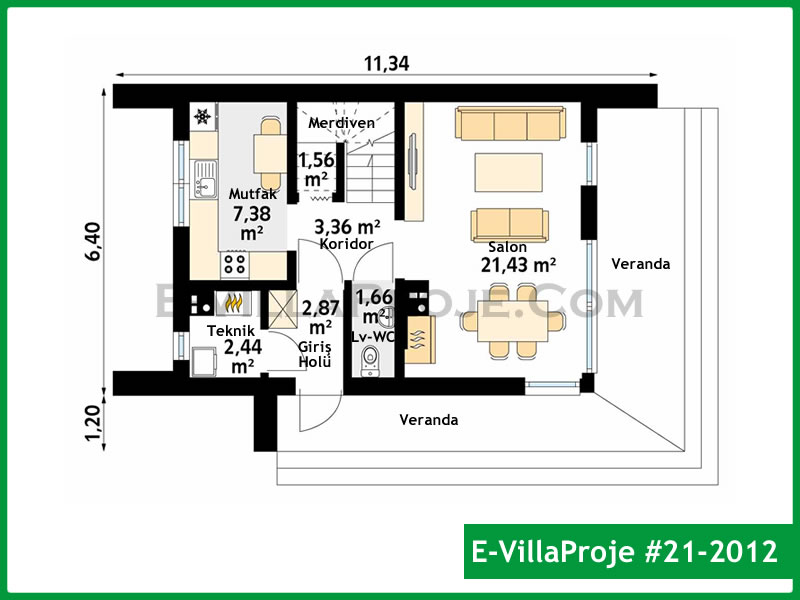 Ev Villa Proje #21 - 2012