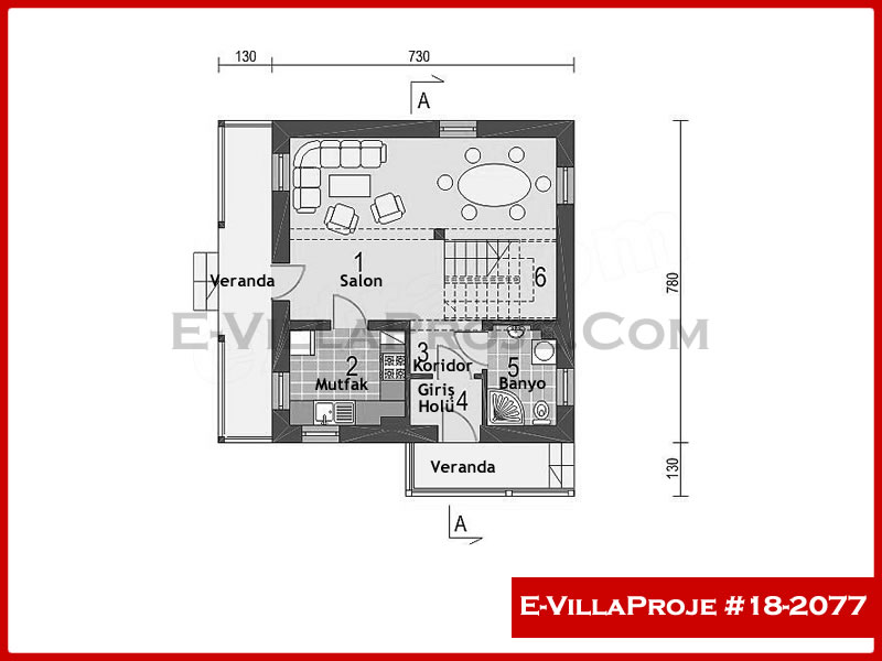 Ev Villa Proje #18 - 2077
