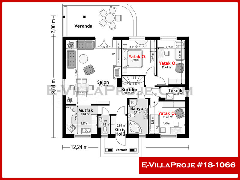 Ev Villa Proje #18 - 1066