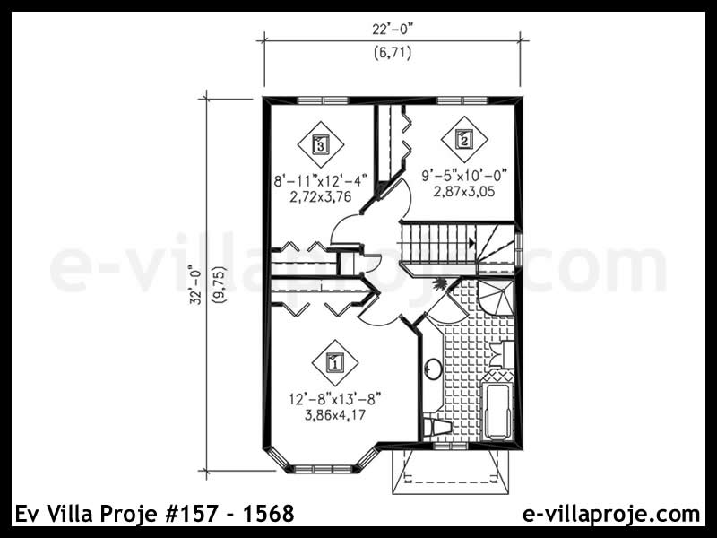 Ev Villa Proje #157 - 1568