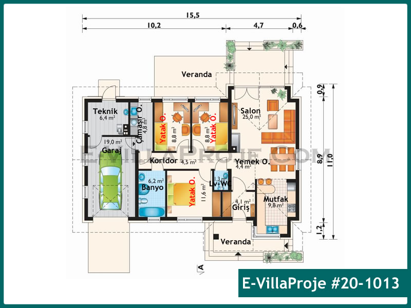Ev Villa Proje #20 - 1013