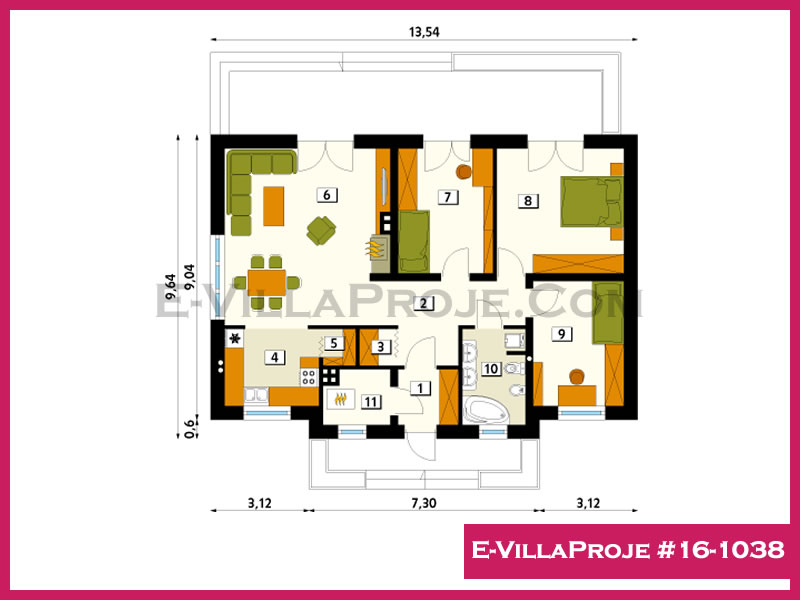 Ev Villa Proje #16 - 1038