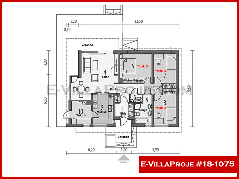 Ev Villa Proje #18 - 1075
