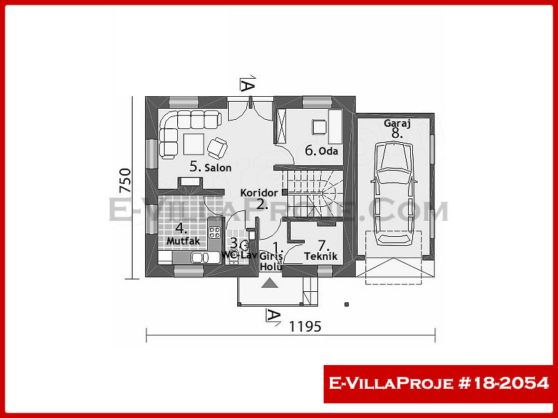 Ev Villa Proje #18 - 2054