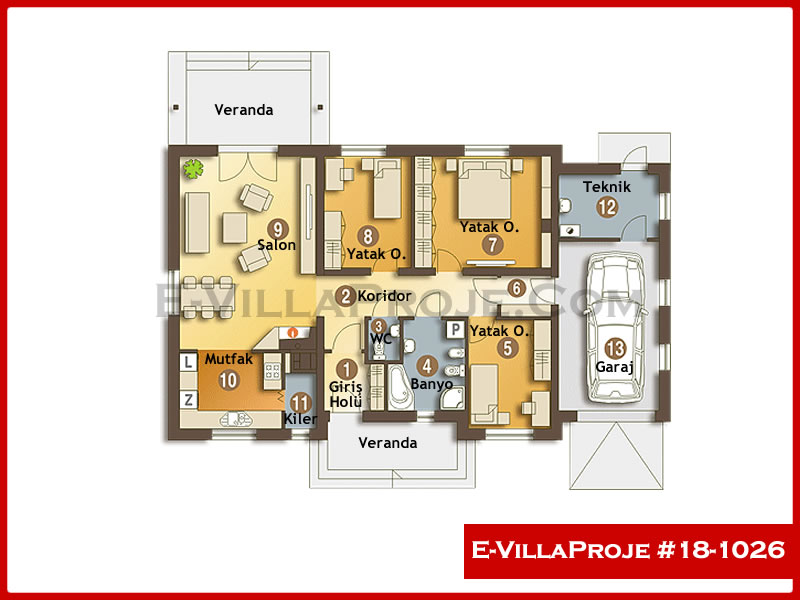 Ev Villa Proje #18 - 1026