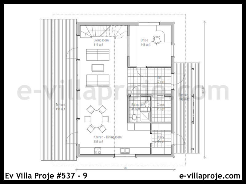 Ev Villa Proje #537 - 9