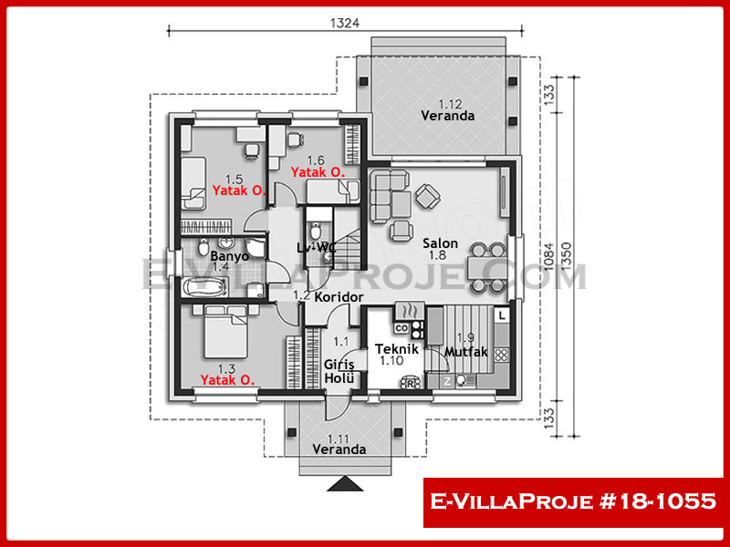 Ev Villa Proje #18 - 1055