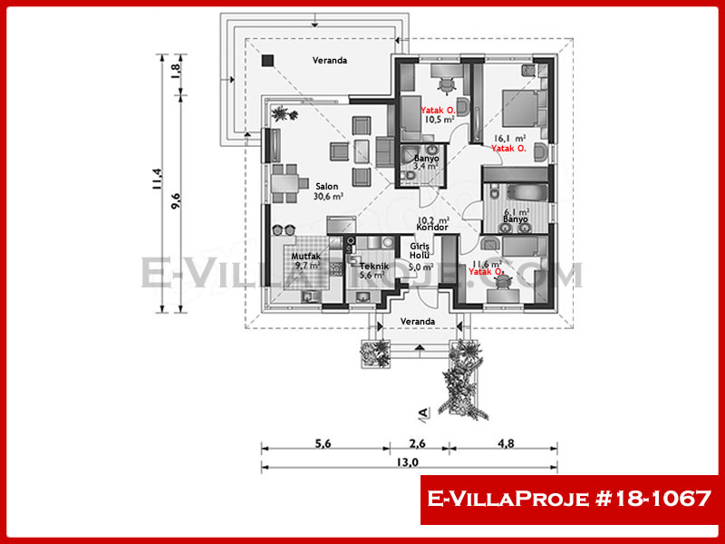 Ev Villa Proje #18 - 1067