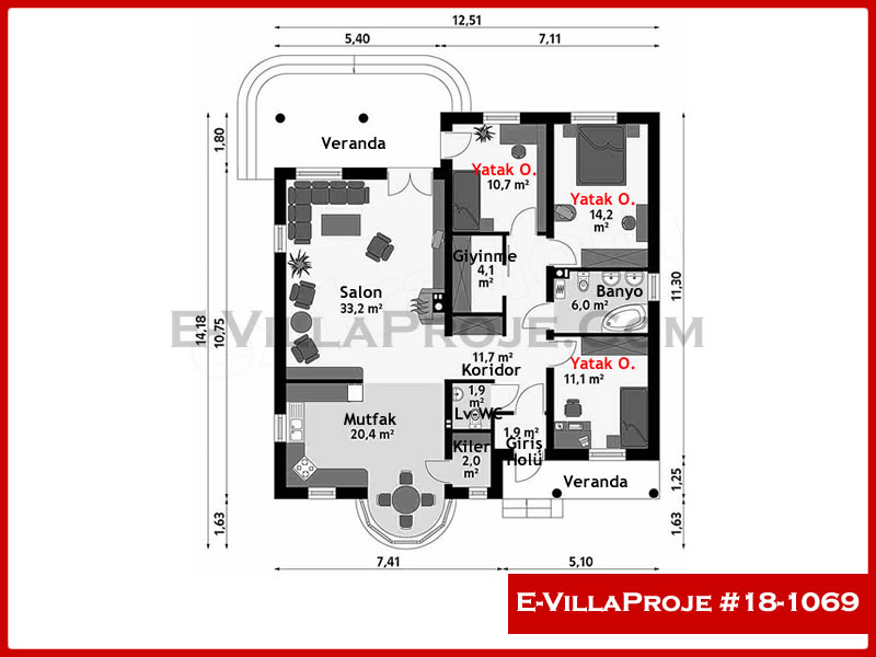 Ev Villa Proje #18 - 1069