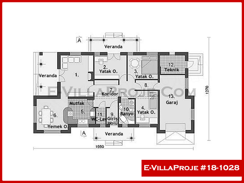 Ev Villa Proje #18 - 1028