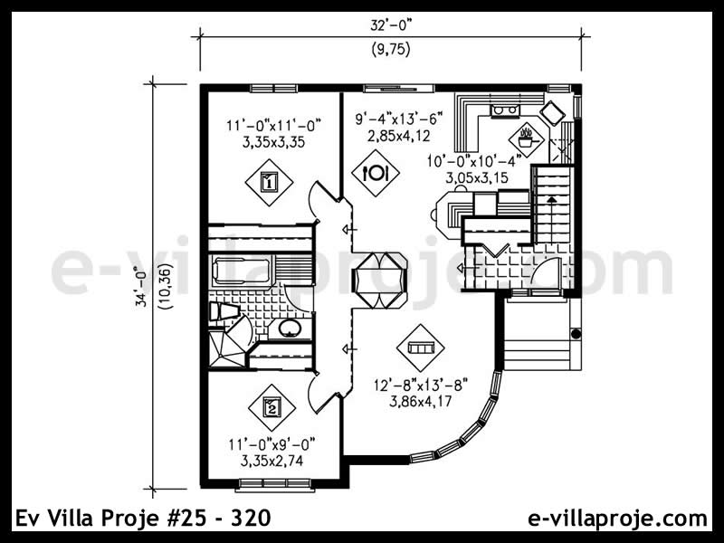 Ev Villa Proje #25 - 320