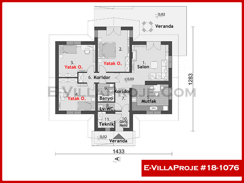Ev Villa Proje #18 - 1076
