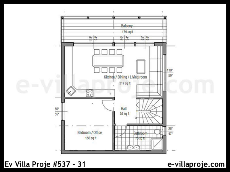 Ev Villa Proje #537 - 31