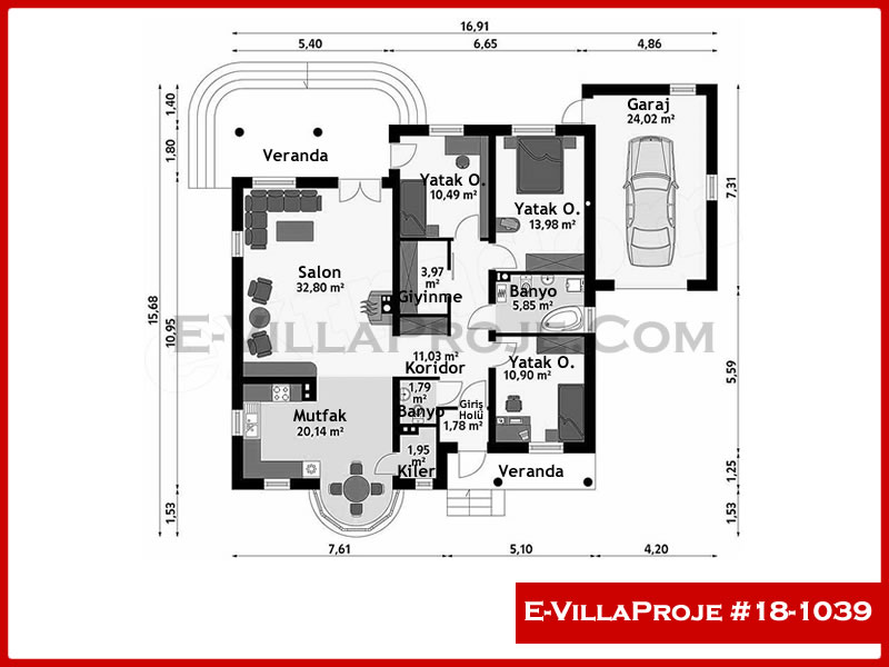 Ev Villa Proje #18 - 1039