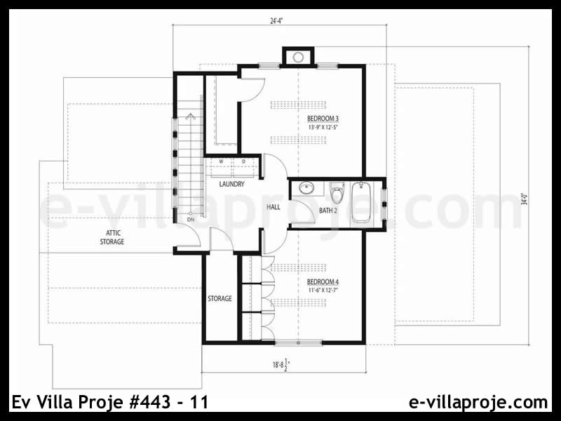 Ev Villa Proje #443 - 11