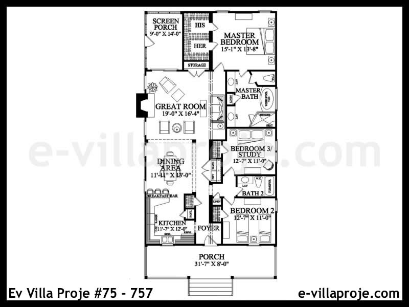 Ev Villa Proje #75 - 757