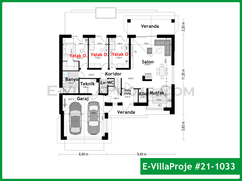 Ev Villa Proje #21 - 1033