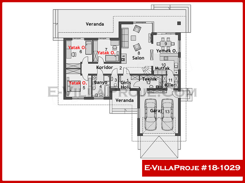 Ev Villa Proje #18 - 1029