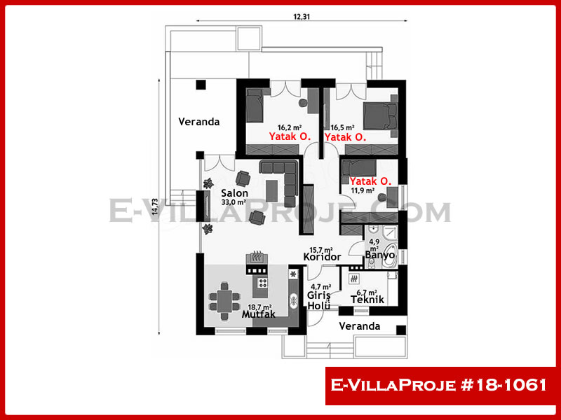 Ev Villa Proje #18 - 1061