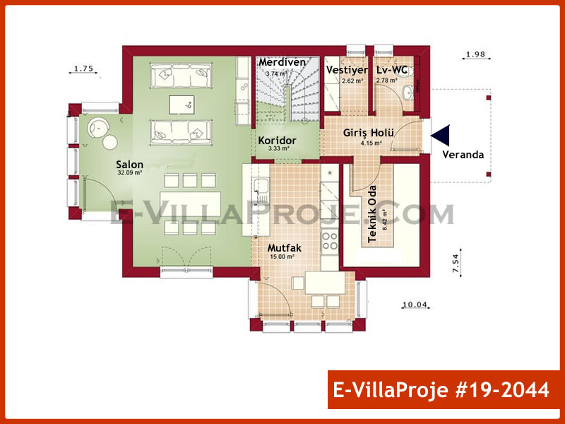 Ev Villa Proje #19 - 2044