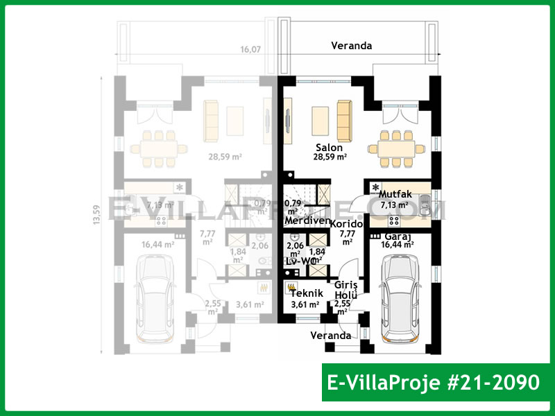 Ev Villa Proje #21 - 2090