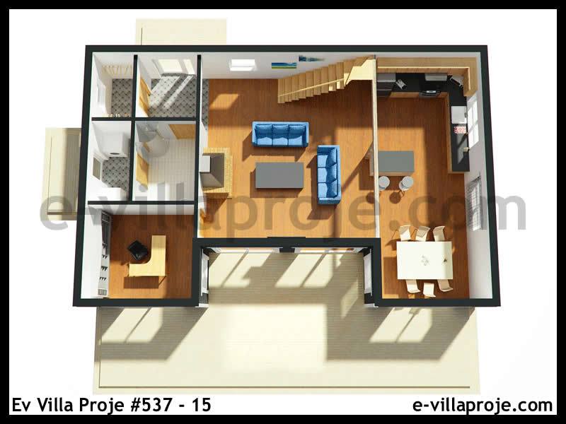 Ev Villa Proje #537 - 15