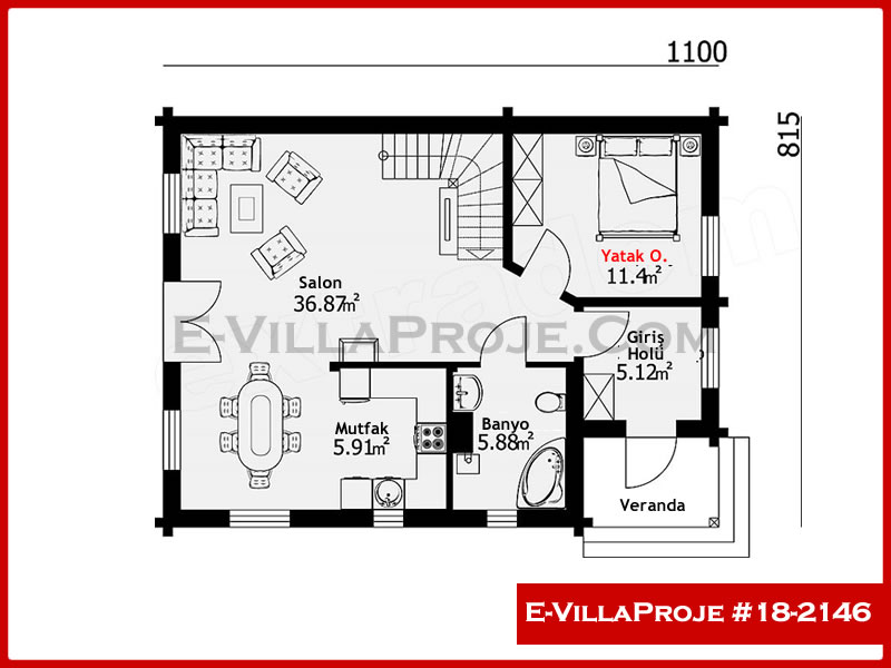 Ev Villa Proje #18 - 2146