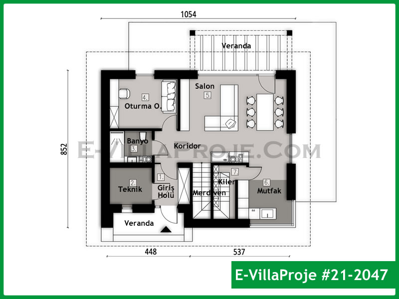 Ev Villa Proje #21 - 2047