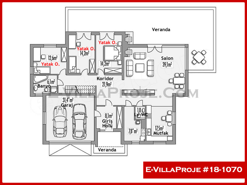 Ev Villa Proje #18 - 1070