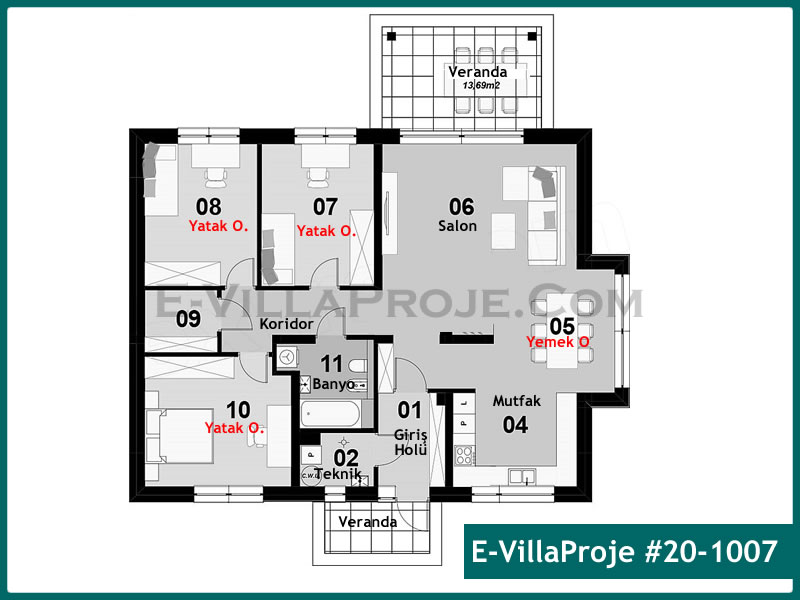 Ev Villa Proje #20 - 1007