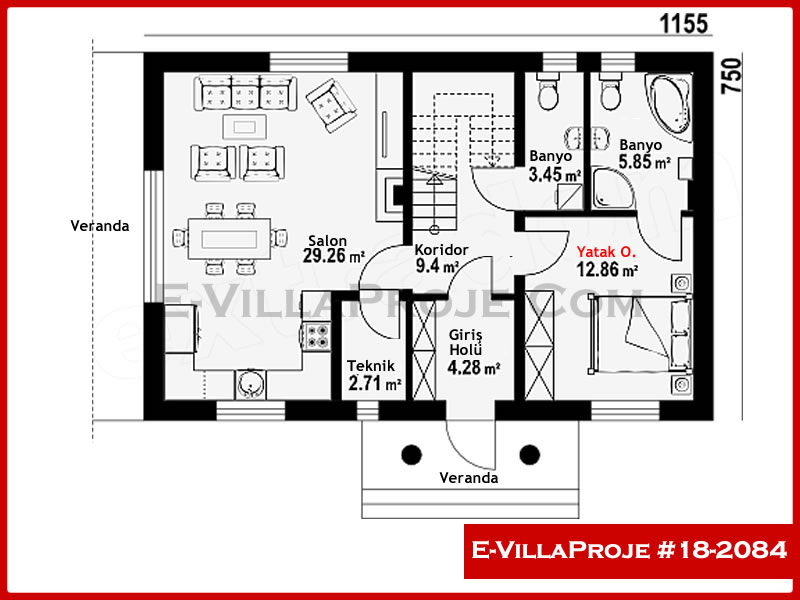 Ev Villa Proje #18 - 2084