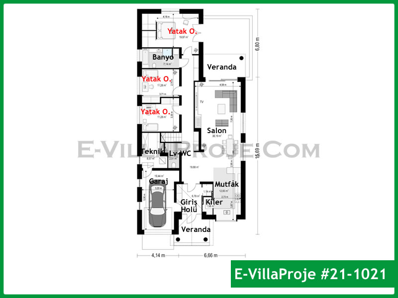 Ev Villa Proje #21 - 1021