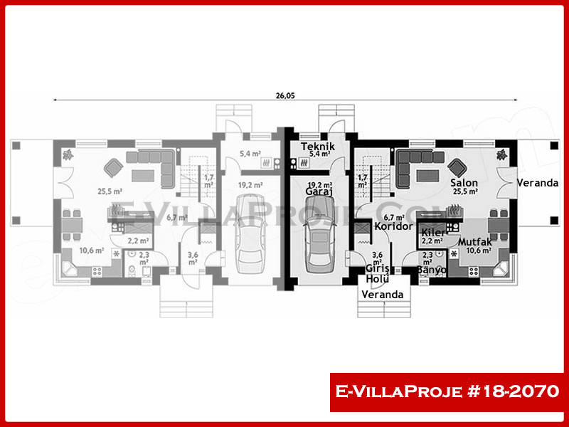 Ev Villa Proje #18 - 2070