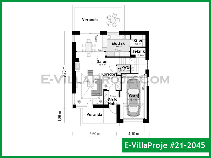 Ev Villa Proje #21 - 2045