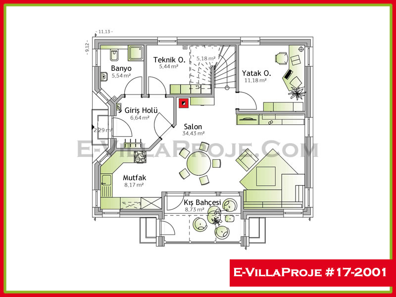 Ev Villa Proje #17 - 2001