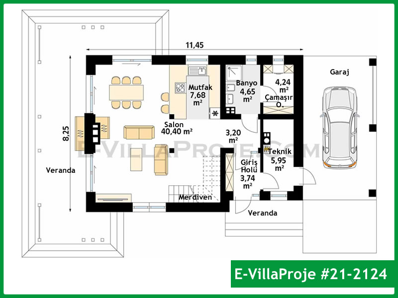 Ev Villa Proje #21 - 2124