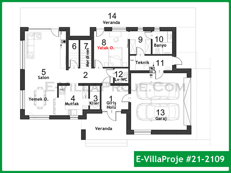Ev Villa Proje #21 - 2109