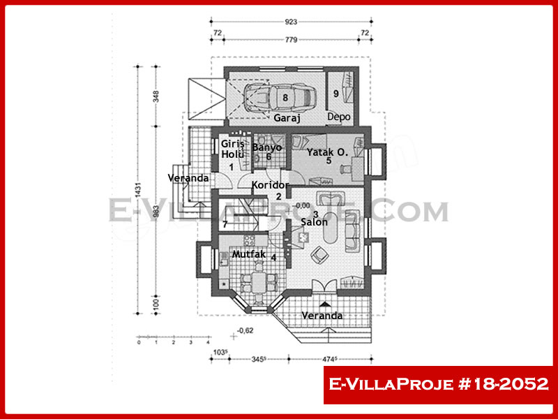 Ev Villa Proje #18 - 2052