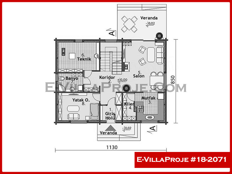 Ev Villa Proje #18 - 2071