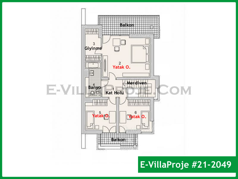Ev Villa Proje #21 - 2049