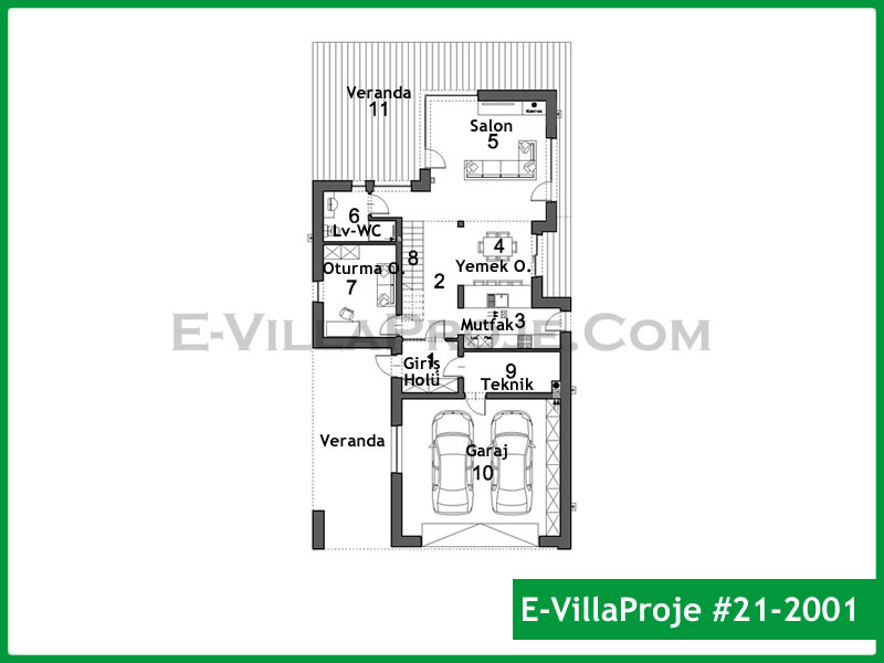 Ev Villa Proje #21 - 2001