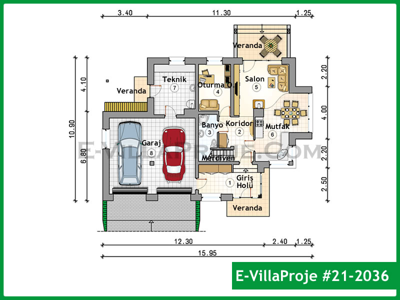 Ev Villa Proje #21 - 2036