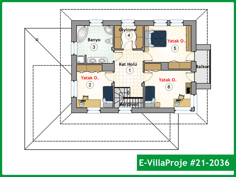 Ev Villa Proje #21 - 2036