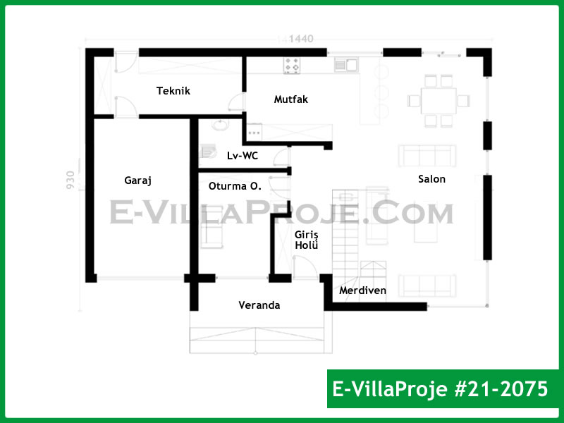 Ev Villa Proje #21 - 2075